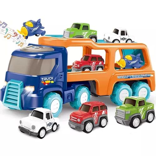 Autószállító kamion hang- és fényhatásokkal, 33 cm 143167063