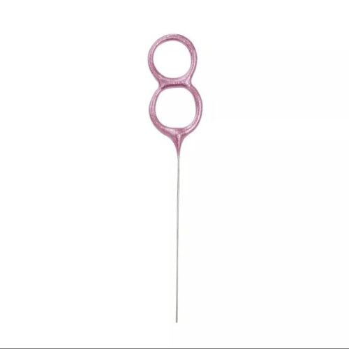 Számos tortacsillagszóró - pink, 8-as 143167191