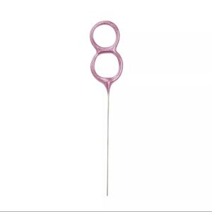 Tortenfeuerwerk mit Zahlen - rosa, 8 143167191 - Godan