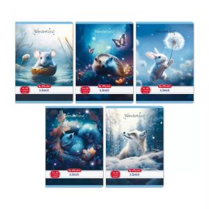 Wonderland: A5 liniertes Heft, 1. Klasse, 14-32 - verschiedene Designs. 143167375 - Hefte