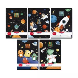 Space Adventures: Caiet cu pătrățele A5, 27-32 - diverse modele 143167396 - Herlitz Caiete