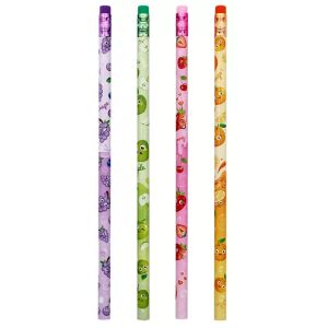 Bensia: Obst bedruckter Graphitstift - mit Radiergummi, verschiedene Designs 143167428 - Stifte & Bleistifte