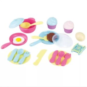 Playgo Küchenset: Spielzeugtöpfe, Pfannen, Teller und Utensilien für Kinder - Playgo