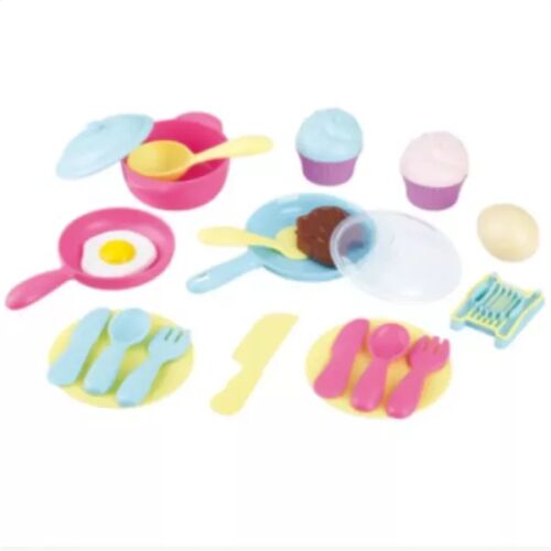 Playgo kuhinjski set: igračke lonci, tave, tanjuri i pribor za jelo za djecu