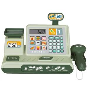 Zestaw do zabawy z elektryczną kasą fiskalną 143167488 - Sklep, zabawa, zakupy