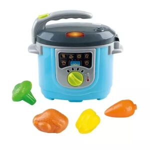 Set de joacă Playgo Multi-Cooker cu legume, set de bucătărie interactiv pentru copii - Bucătărie pentru copii și accesorii de bucătărie pentru jucării