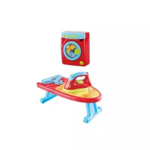 Playgo Waschmaschine und Bügelbrett Spielzeugset - Playgo