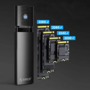 Külső M.2 SSD ház USB-C 3.2 csatlakozással 143167956 - Külső merevlemez ház