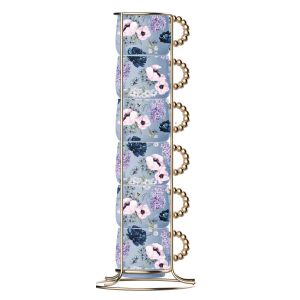 Bialetti - Zestaw 6 filiżanek do espresso na stojaku Bridgerton 143174996 - Zestaw do kawy i herbaty