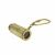 Közelkép a sárgaréz teleszkóp kulcstartóról - Key-0016, vintage stílusú kulcstartó