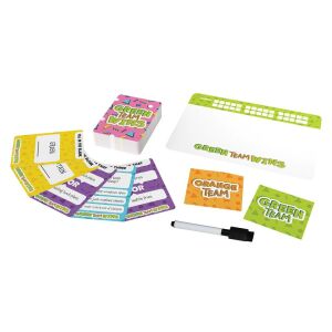 Zöld a nyerő társasjáték alkatrészei, kártyák és eredményjelző táblák - Gémklub