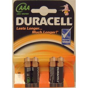 Duracell MN 2400 Basic AAA (LR03) Blisterpackung 4 Stück. 143180198 - Computer und Zubehör
