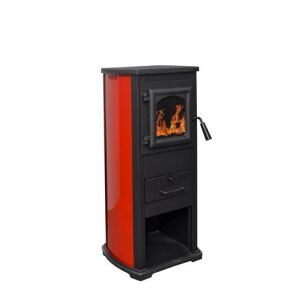 Warnex KANDALLÓ SZABADONÁLLÓ TERMO KLASIK LUX PIROS 143180813 - Kályha