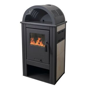 Warnex KANDALLÓ SZABADONÁLLÓ TERMO ELEGANT LUX ÍVES BÉZS 143181409 - Kályha