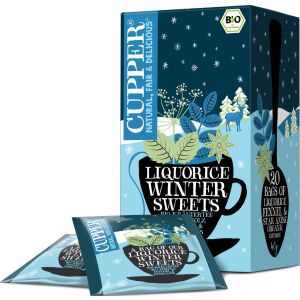 Cupper bio liquorice winter sweets téli édes ébredés tea xmas limited edition 40 g 143181851 - Teaválogatás