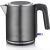 Severin WK 9342 elektromos vízforraló 1 L 2400 W Fekete, Csiszolt acél 143190254