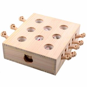 Интерактивна играчка за котки Wood 143196163 - Животновъдство