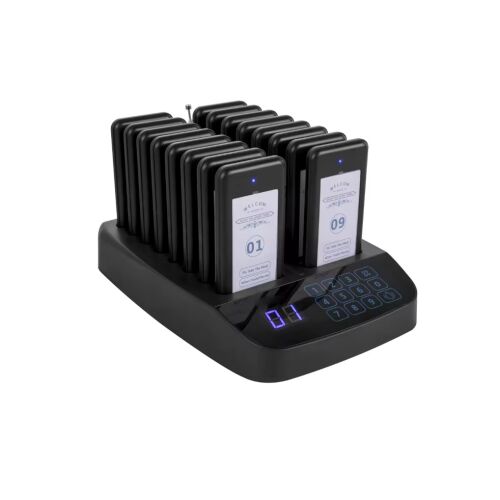 Vevor Titan vezeték nélküli személyhívó rendszer éttermek számára, 16 pagerrel