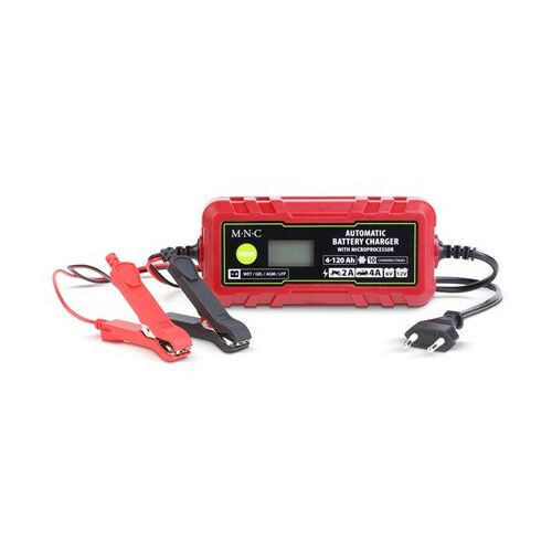 Mnc 55784D Automatikus Akkumulátortöltő 6V/12V Ólom-sav és Lítium Akkumulátorokhoz