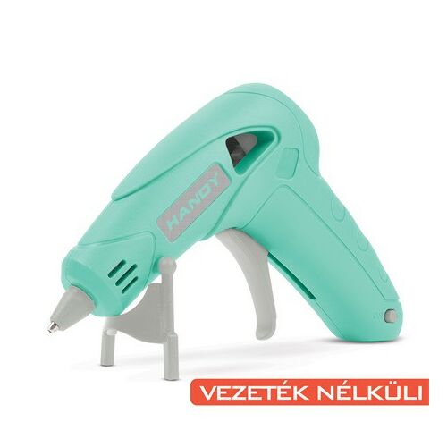 Handy mentazöld akkumulátoros ragasztópisztoly kézműves és barkács projektekhez