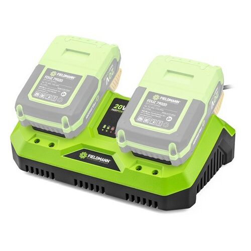 Fieldmann FDUZ 79110 dupla akkumulátortöltő 20V Fast Power szerszámokhoz