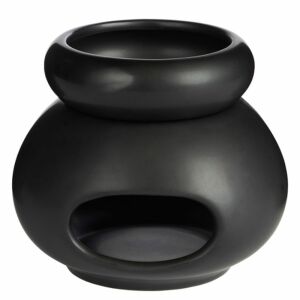 AMBIANCE porcelán aromalámpa, fekete 143216135 - Mécsestartó
