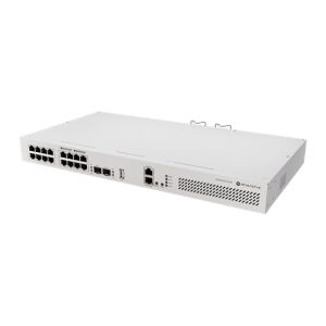 Mikrotik CRS418-8P-8G-2S+RM Cloud Router/Sw L2/L3 Gigabit Ethernet (10/100/1000) Ethernet-áramellátás (PoE) támogatása 1U