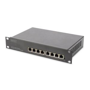 Digitus DN-80117 hálózati kapcsoló Vezérelt L2+ Gigabit Ethernet (10/100/1000) Fekete 143219688 - Assmann
