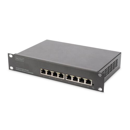 Digitus DN-80117 hálózati kapcsoló Vezérelt L2+ Gigabit Ethernet (10/100/1000) Fekete 143219688