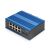 Digitus DN-651151 hálózati kapcsoló Beállítást nem igénylő (unmanaged) Gigabit Ethernet (10/100/1000) Ethernet-áramellátás (PoE) támogatása Fekete, Kék 143219779