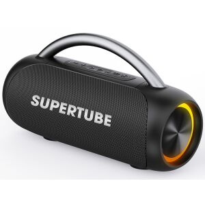 Tracer SuperTube, TWS, Bluetooth, USB, AUX, 30 W, 1800 mAh, Fekete, Hordozható Hangszóró