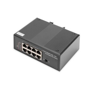 Digitus DN-651113 hálózati kapcsoló Beállítást nem igénylő (unmanaged) Gigabit Ethernet (10/100/1000) Ethernet-áramellátás (PoE) támogatása Fekete 143220014 - Assmann