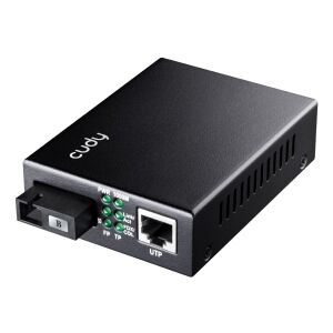 Cudy MC100GSB-40B hálózati média konverter 1000 Mbit/s Multi-mode, Single-mode Fekete 143220591 - Cudy