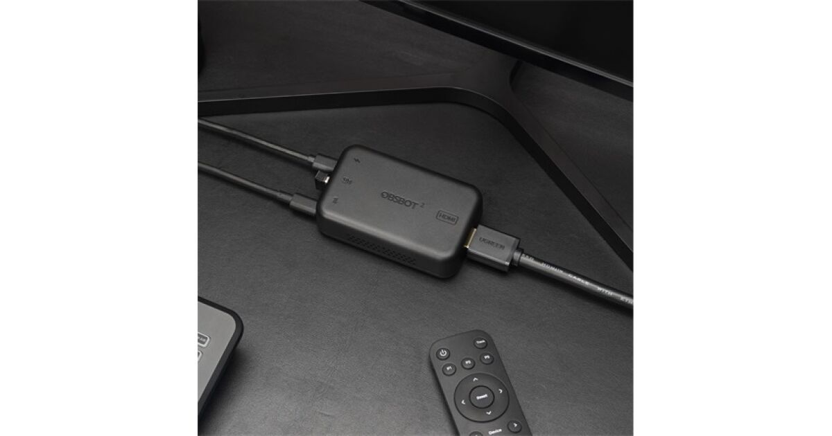 OBSBOT 6971889230212 dokkoló állomás és port replikátor Vezetékes USB 3.2 Gen 1 (3.1 Gen 1) Type-C Fekete 143221665