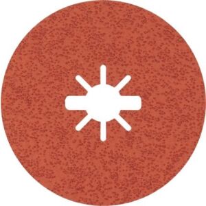 X-LOCK Expert R782 Prisma Ceramic Fiberschleifscheibe, Ř 115mm, K36 (5 Stück, Bohrung 22,23mm) 143223803 - Zubehör für Schleifmaschinen