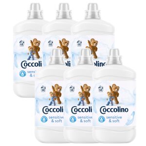 Coccolino Sensitive Pure Weichspüler Konzentrat 6x1700ml Packung 