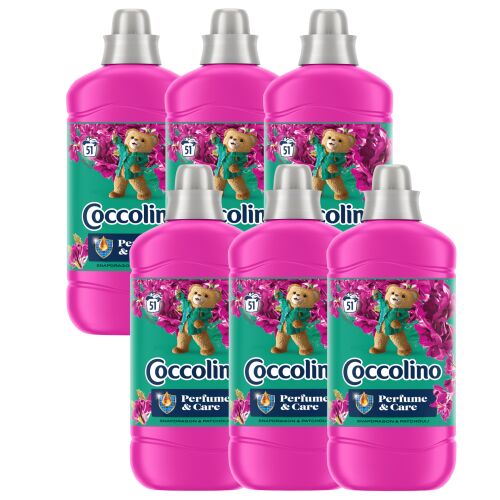 Coccolino Snapdragon & Patchouli koncentrat do płukania tkanin, opakowanie 6 butelek