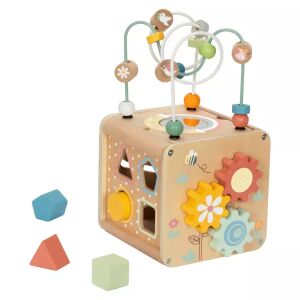 Tooy Toys: Cub de activități, lemn 143225372 - Premergatoare și Jocuri de dezvoltare pentru copii mici