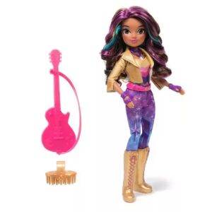 Unikornis Akadémia Sophia baba gitárral és kefével. Részletgazdag baba szivárványos hajjal és kiegészítőkkel. - Spin Master