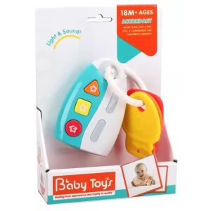 Az első kulcsom - zenélő, világító bébijáték, 12 cm 143225446 - Manyuk Toys