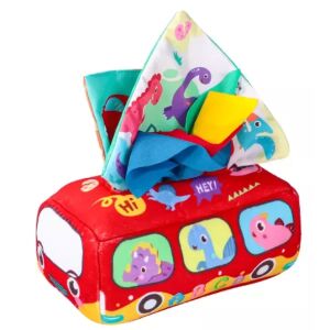 Változatos anyagok zsepidoboz - piros 143225468 - Manyuk Toys