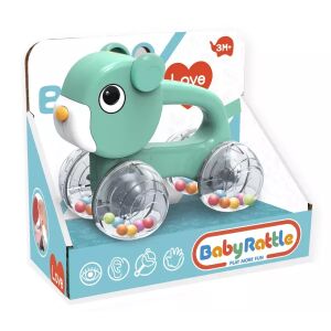 Tologatható mackó zörgő golyókkal - többféle 143225530 - Manyuk Toys