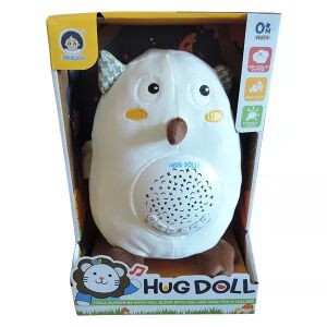 Sowa pluszowa z efektami dźwiękowymi i świetlnymi na zasypianie 143225609 - Manyuk Toys