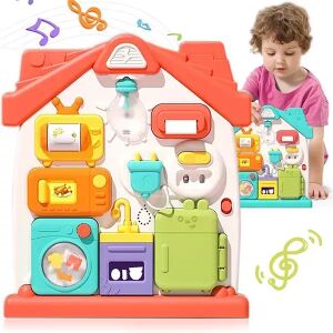 Interaktív foglalkoztató tábla hanggal és fénnyel,24 cm 143225625 - Manyuk Toys