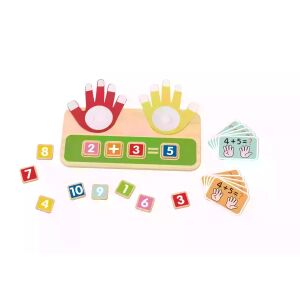 Tooky Toy Zählspielzeug. Pädagogisches Mathespiel aus Holz für Kinder im Vorschulalter. - Entwicklungsspiele für Kinder im Kindergartenalter