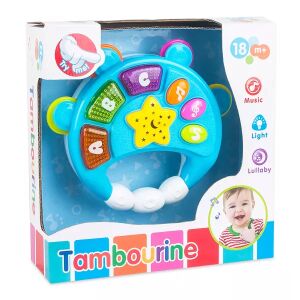 Tamburin muzical pentru bebeluși 143225641 - Jucării muzicale