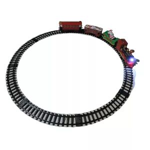 Set tren de Crăciun pe șine, decorațiune festivă - Decorațiuni de Crăciun