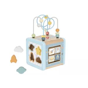 Tooky Toy: Cub de joacă din lemn - Spațiu 143225706 - Premergatoare și Jocuri de dezvoltare pentru copii mici