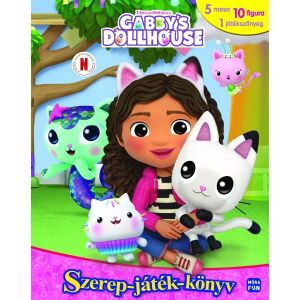Domek dla lalek Gabby Książka do odgrywania ról z minifigurkami i matą do zabawy - Książka