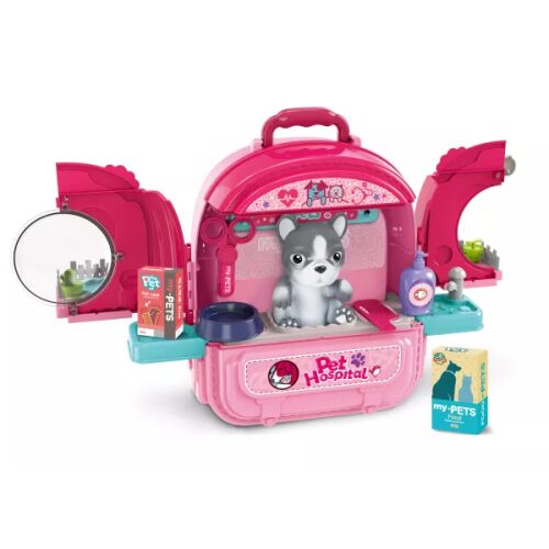 3 az 1-ben kutyakozmetika és kisállatkórház figurával 143225719